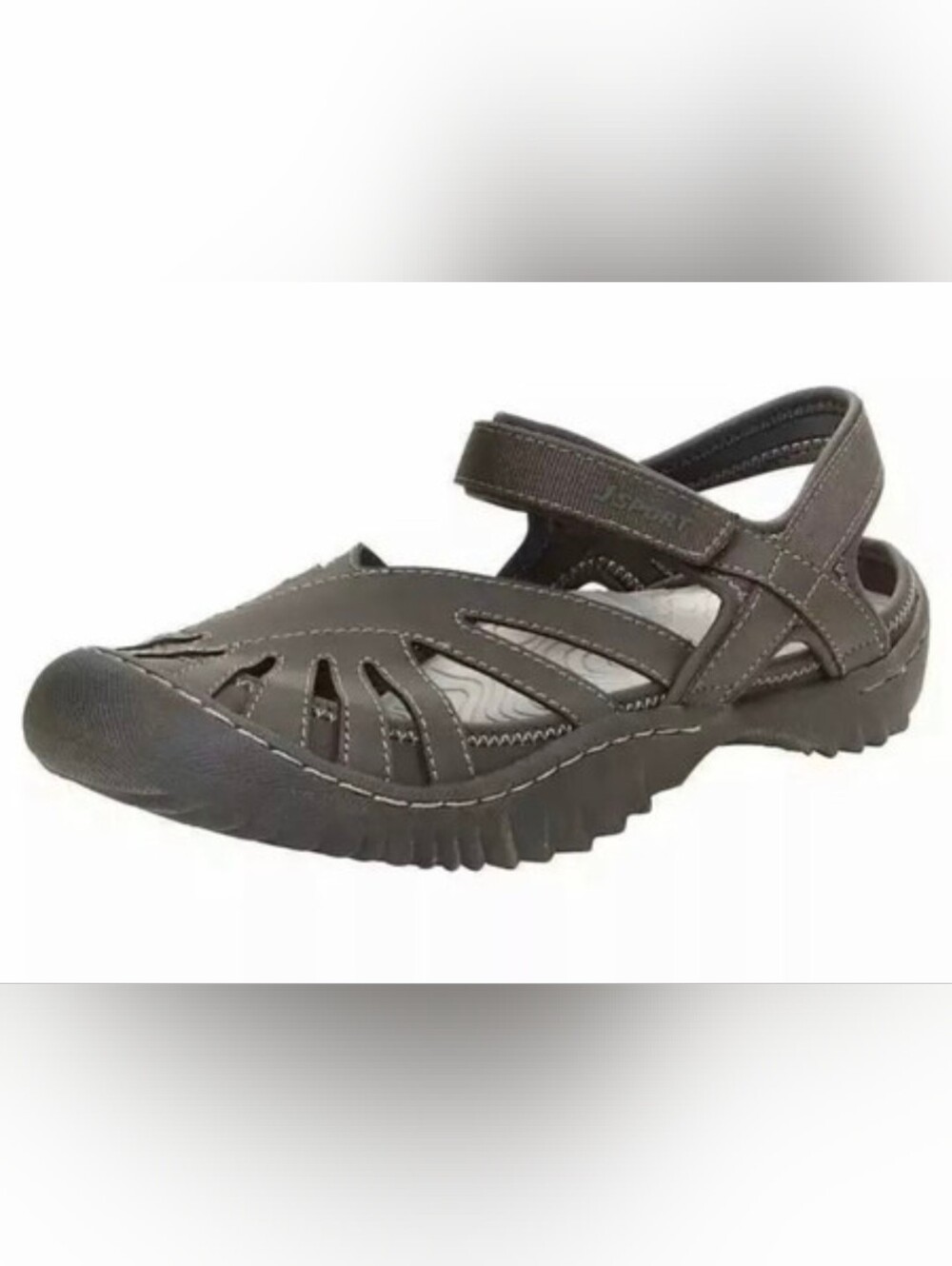NWT JSport Poppy Women's Grey Sandal - US 9